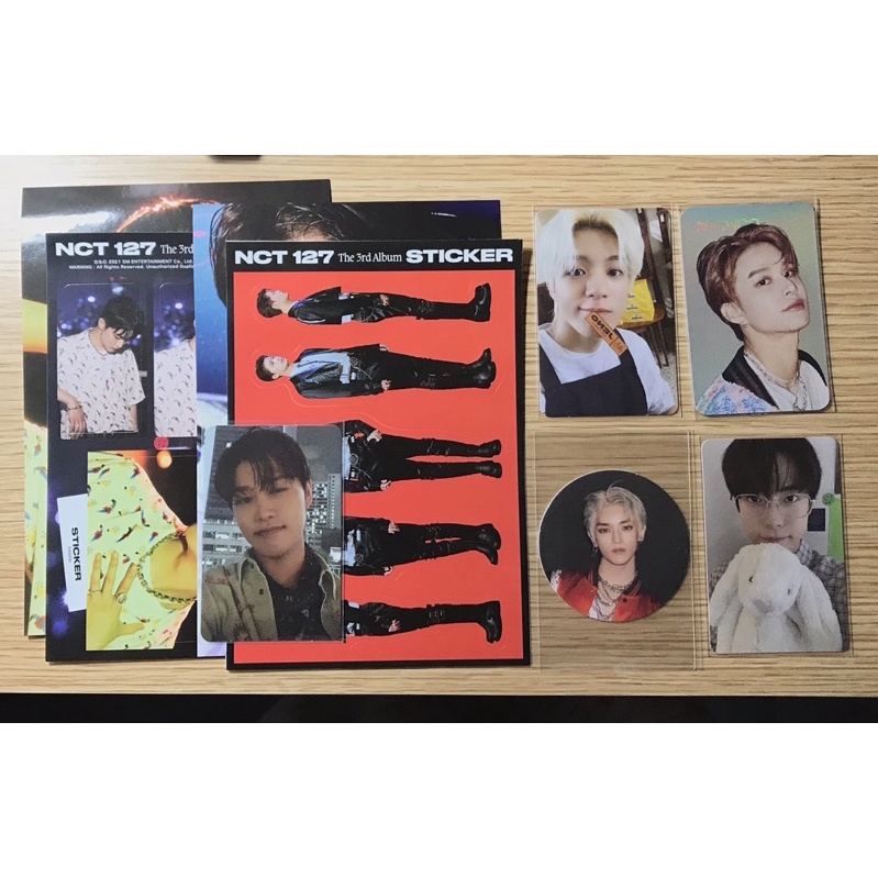 NCT Official Photocard (Doy Kelinci/Doy Boneka, CC Taeyong, Jungwoo Holo, Jeno Cafe, Mark Postcard S