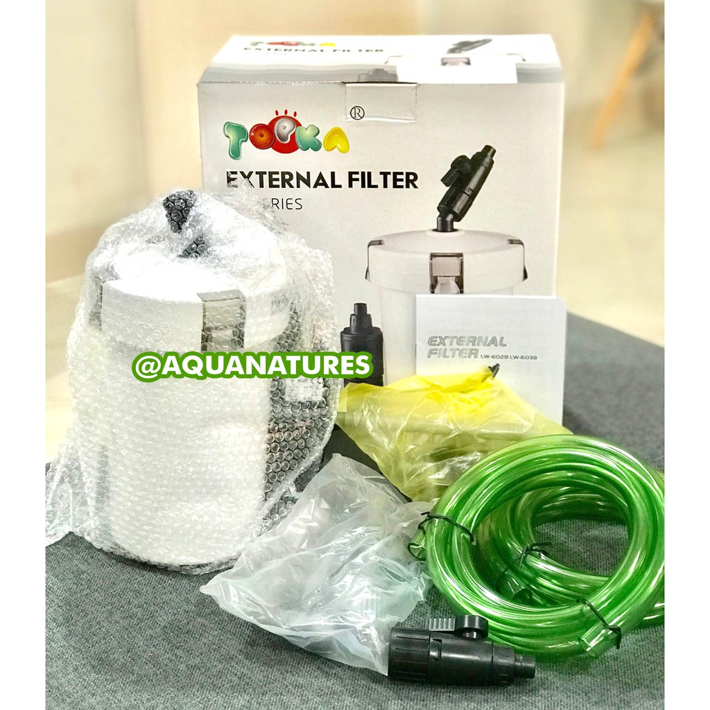 Canister Filter External Aquarium Topka LW 602B