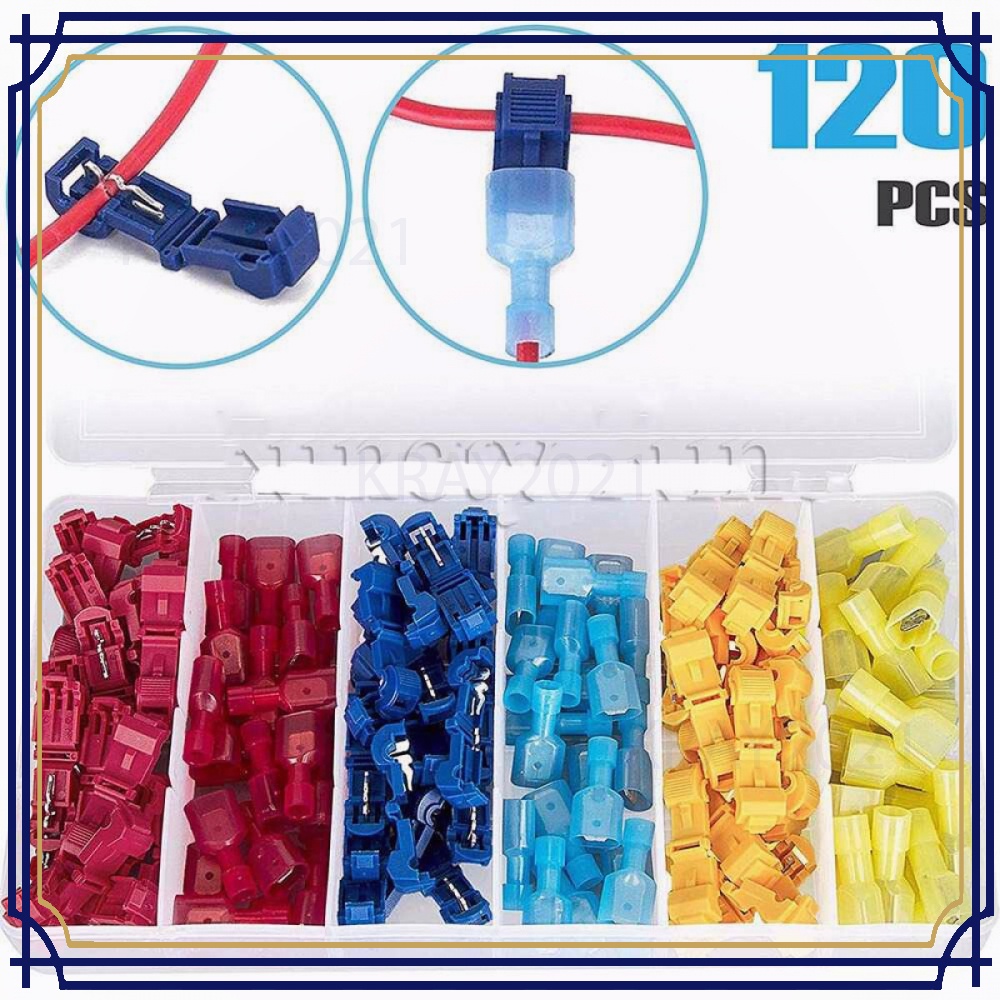 T-Tap Wire Connector Quick Self-Stripping 120 PCS - SC7