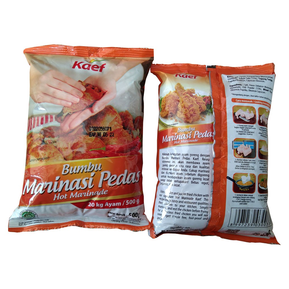 (COD) Bumbu Marinasi Ayam / Marinade Ayam Hot Marinade KAEF Berkualitas