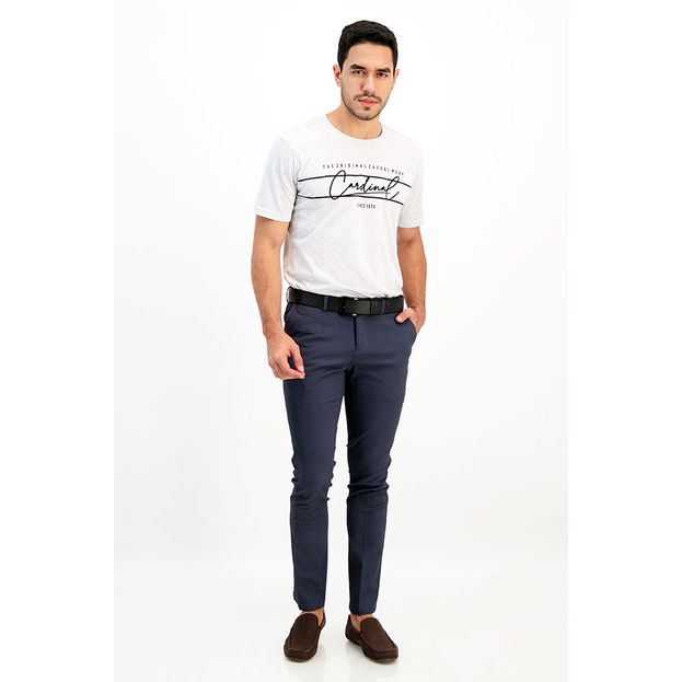 Celana Panjang Chinos Pria Skinny Cardinal F4034BK04B
