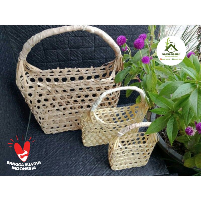 TAS BAMBU/TAS  BAMBU UNIK/TAS SOUVENIR/HAMPERS BAMBU GROSIR