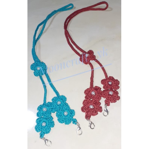 STRAP MASKER RAJUT 2IN1/Strap masker rajut hijab