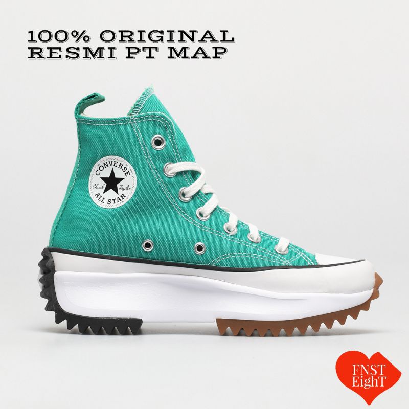 lugged green converse