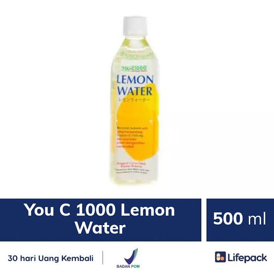 Minuman kesehatan You C 1000 lemon water 500ml ( 1pcs )