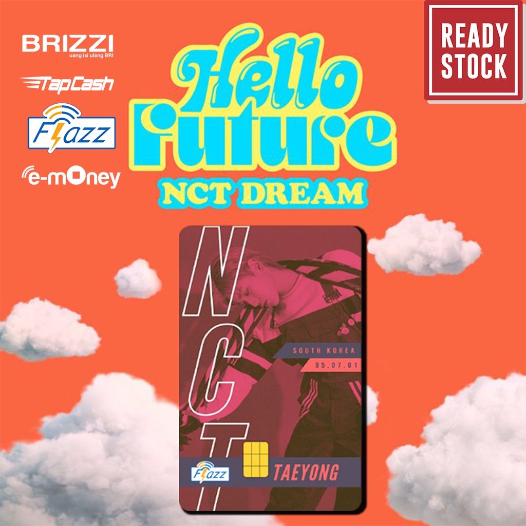 Emoney mandiri flazz bca gen 2 brizzi tap cash custom NCT DREAM k-pop DREAMER kartu e toll free edit 1 sisi atau 2 sisi cocok untuk komunitas dan souvenir