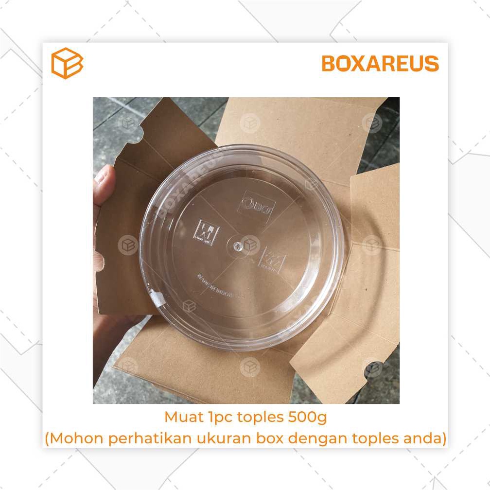 Box Toples Dessert Jar Kotak Kue Kering Kemasan Cookies | TB141465 (50pcs)