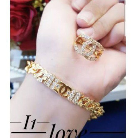 Xuping Set Gelang Cincin Rr02