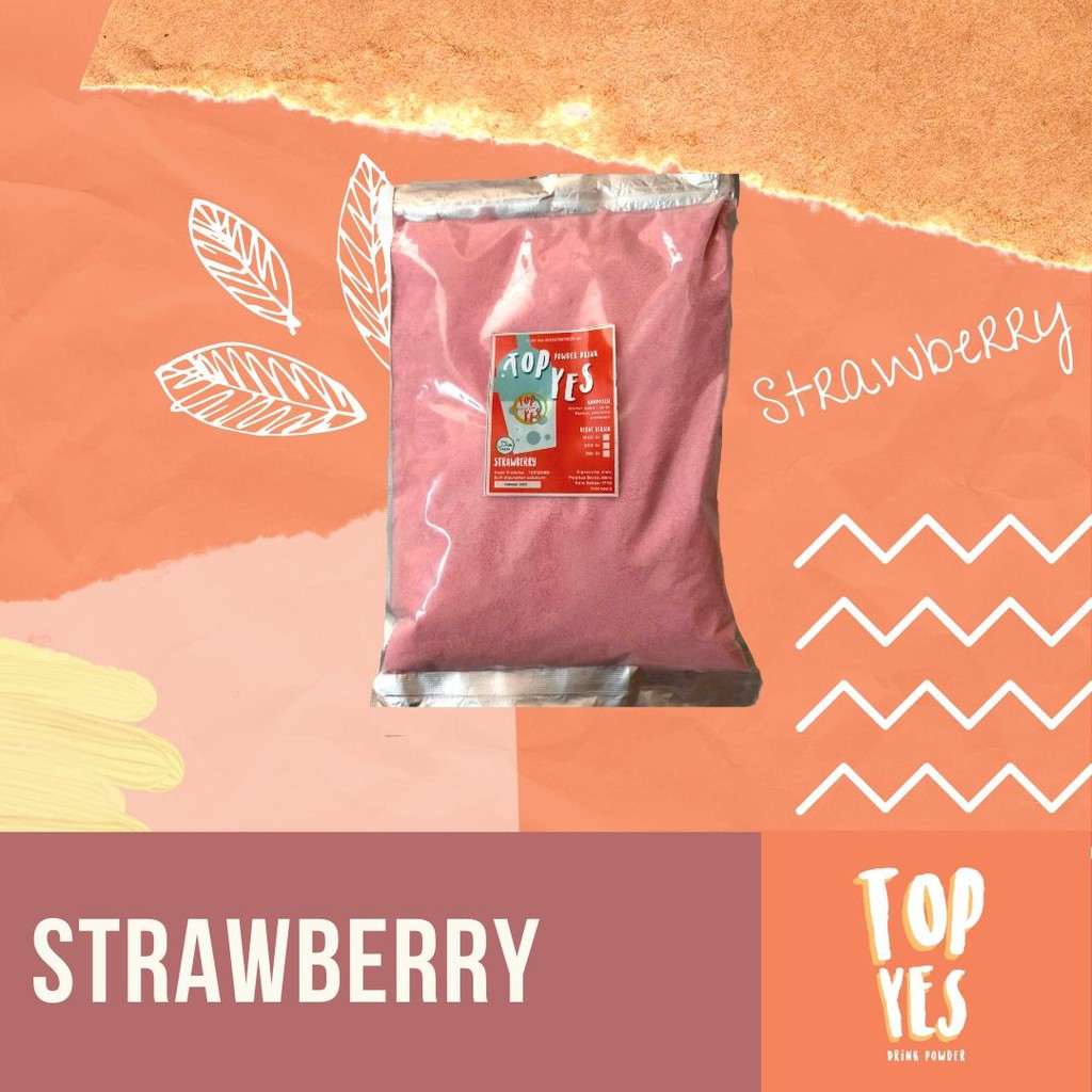 

Bubuk Minuman Rasa STRAWBERRY - 1 KG