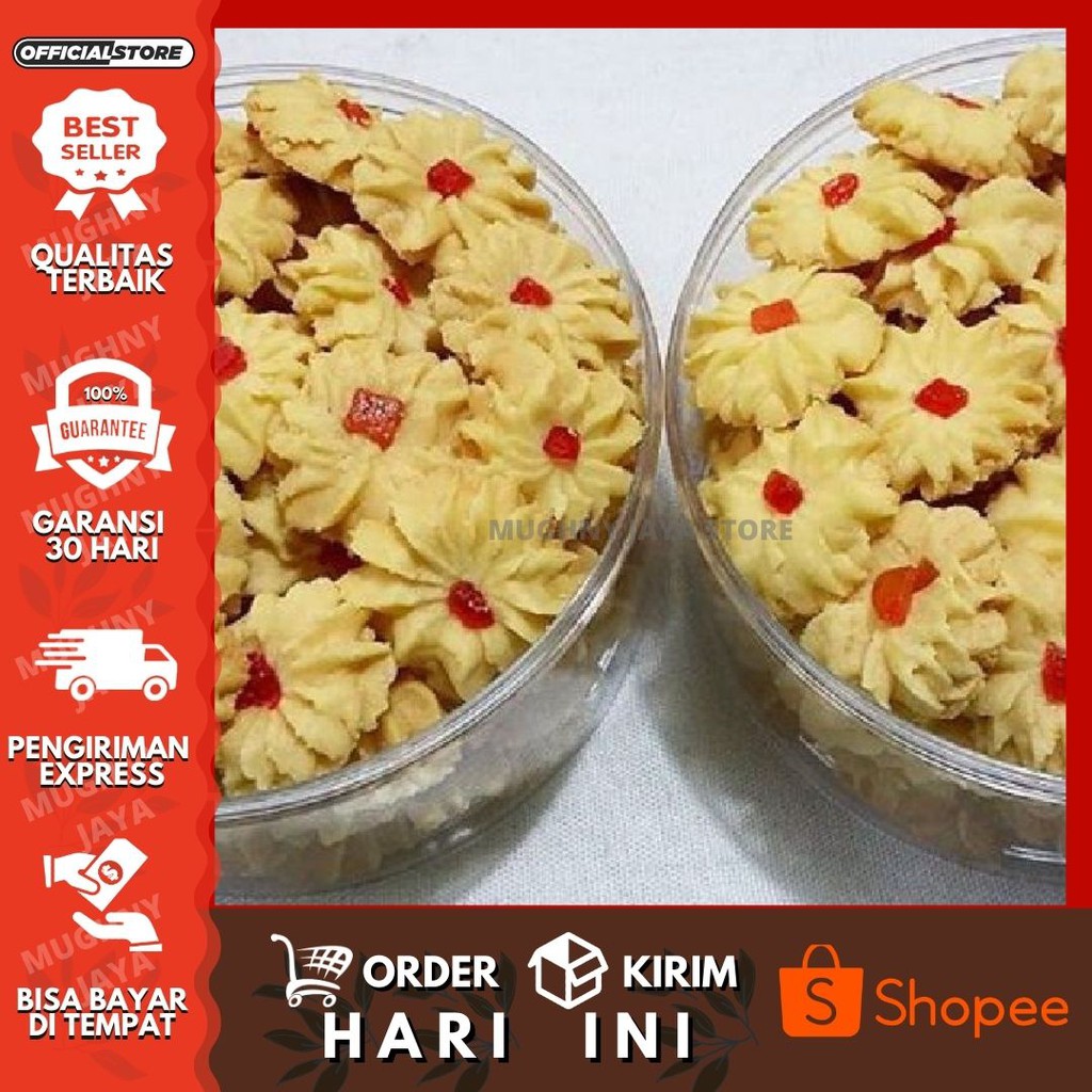 

TERLARIS !! COD !!! Kue kering semprit Isi 500 gram (1/2 Kg Per Toples) kue lebaran cemilan keluarga