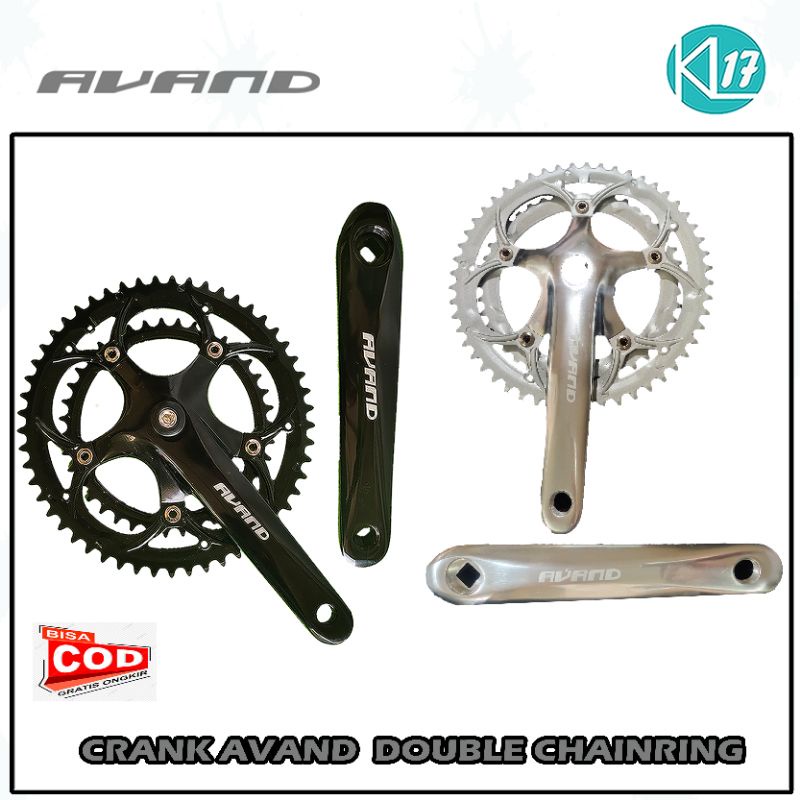 Crank AVAND crank sepeda 52T crank sepeda 53T crank sepeda balap lipat minion