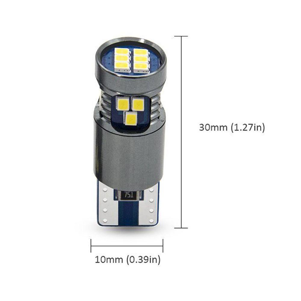 Nanas 2pcs Lampu Plat Lisensi Bolam Cahaya Putih Cob20161618Smd LED Dome Map