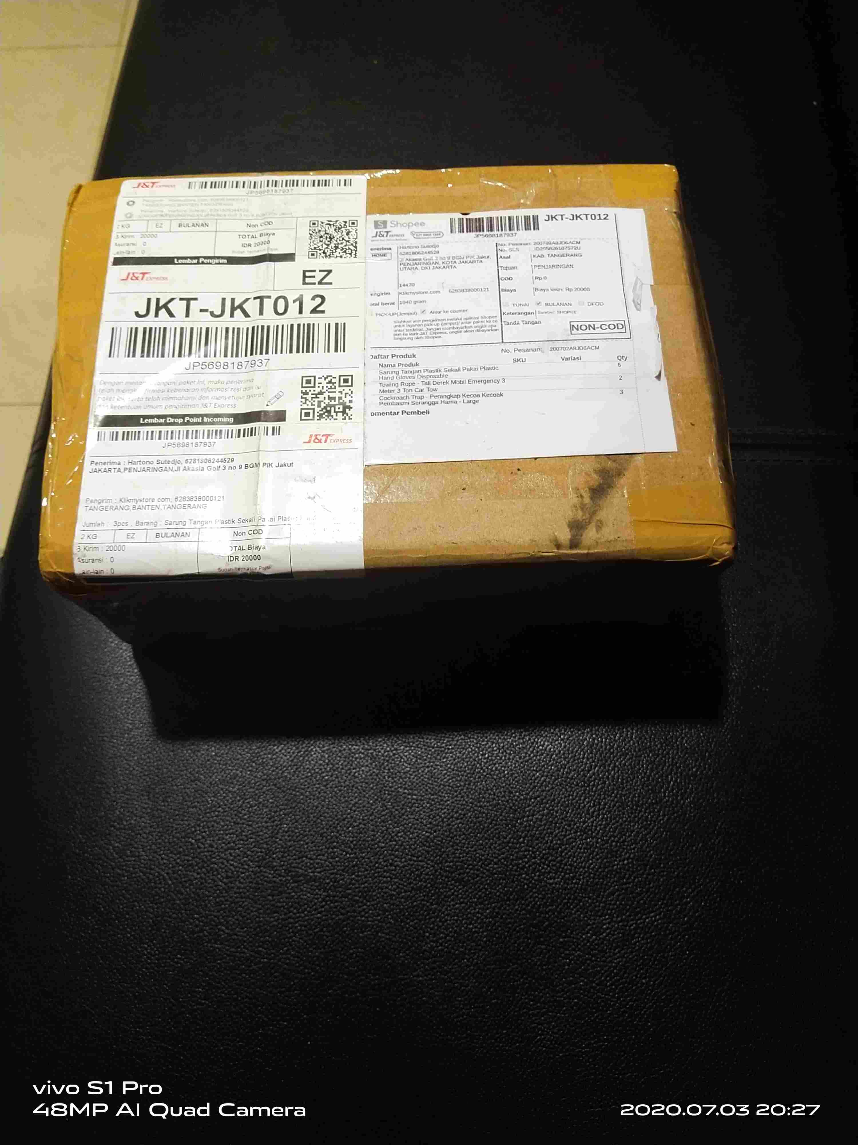 Sarung Tangan Plastik Sekali Pakai Plastic Hand Gloves Disposable