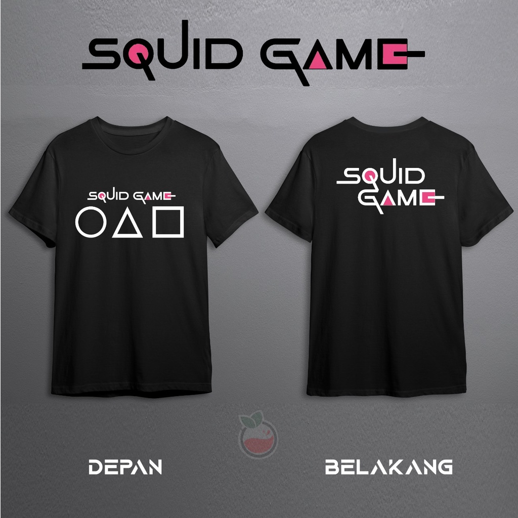 Lilipop Kaos Pria SQ Baju Distro Basic Tshirt Kasual Harian Keren