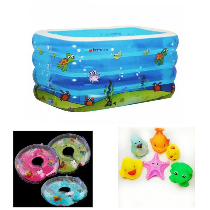 KOLAM SPA BABY INTIME KOTAK - KOLAM KARET INTIME