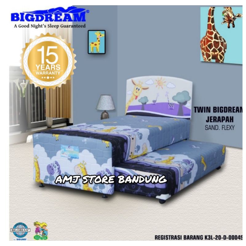 Kasur springbed atas bawah sorong 2 IN 1 twin Full set Murah bandung