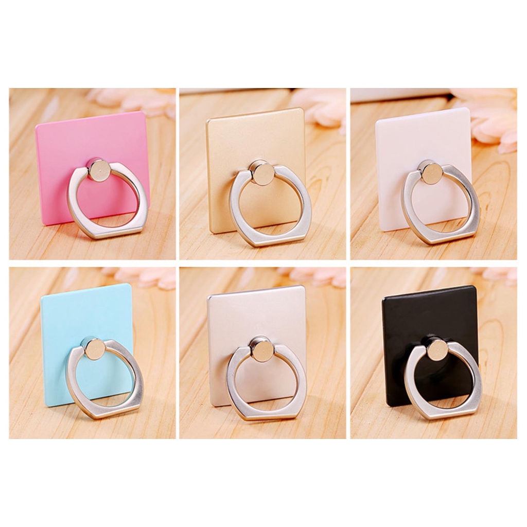 IRing Fiber Polos Holder HP  I-Ring Handphone polos Tempelan Stand HP Android Iphone IOS