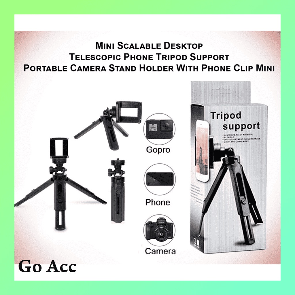 Tripod mini Holder U dudukan senderan desktop HD53 HM12 HD30 HD48