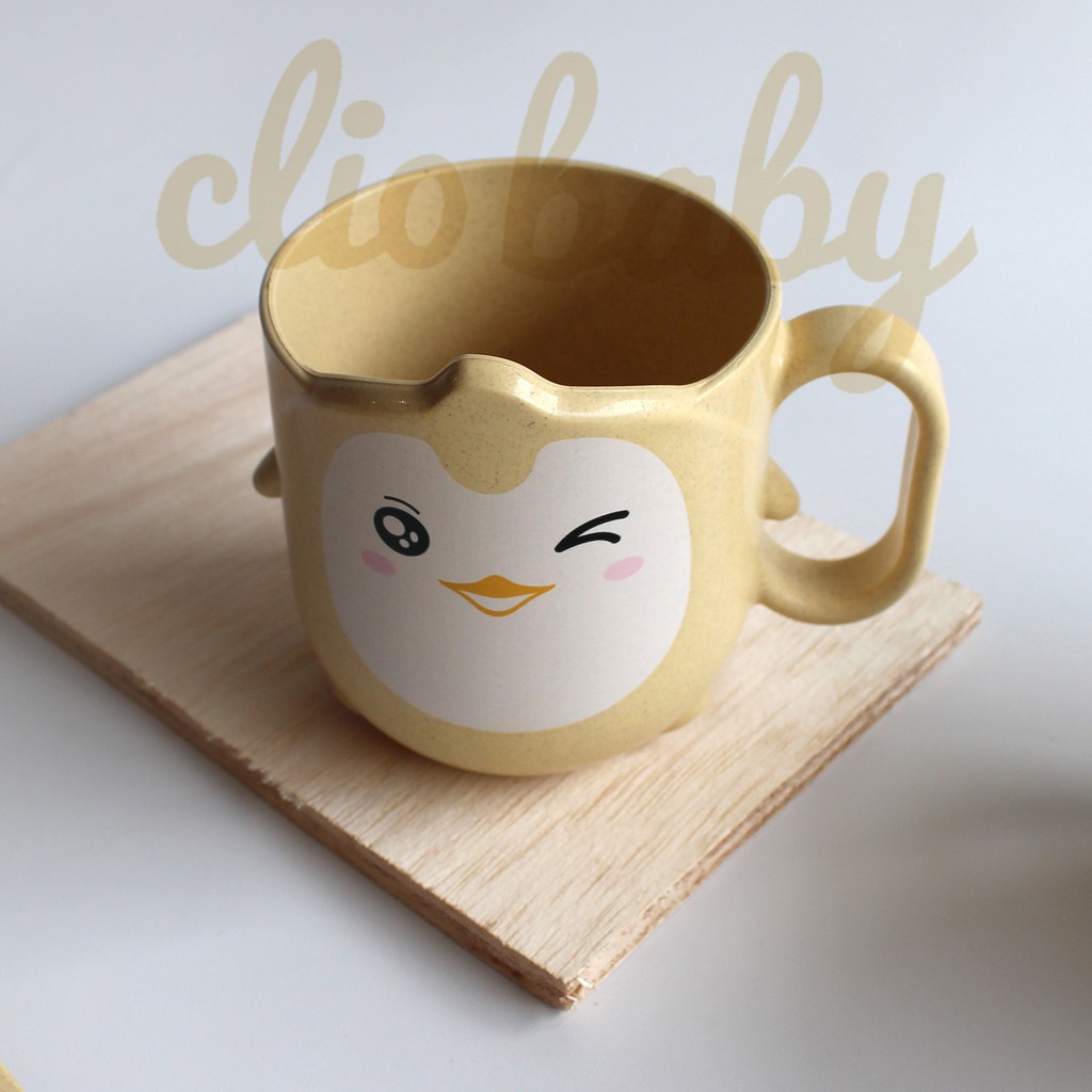 SET Piring anak murah gambar penguin SET tempat makan anak Tableware anak lucu dan murah bahan wheat