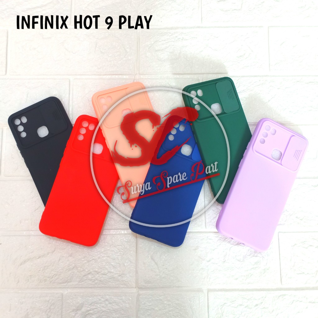 SOFTCASE SLIDE CAMERA PROTECTOR INFINIX HOT 8 HOT 9 PLAY INFINIX HOT 10 - SC