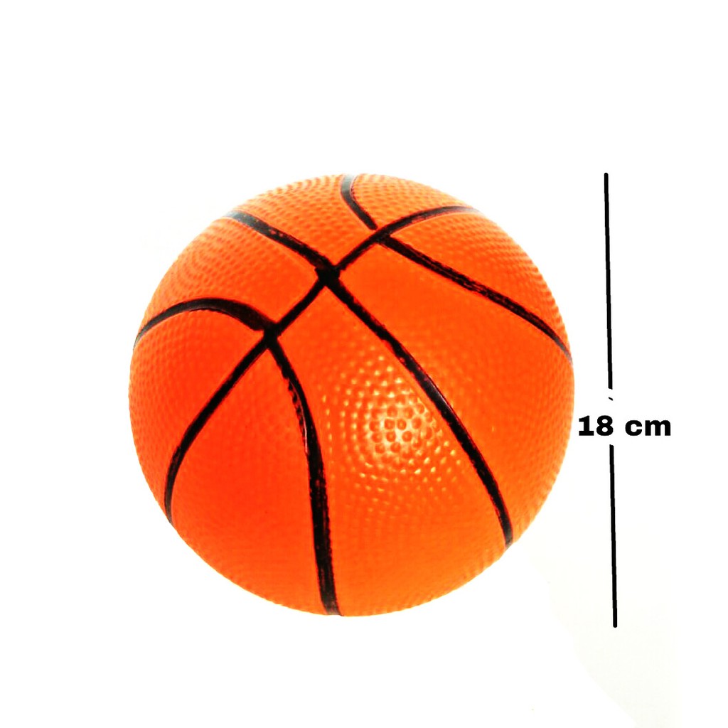 Mainan Ring Basket bola basket dan pompa bola