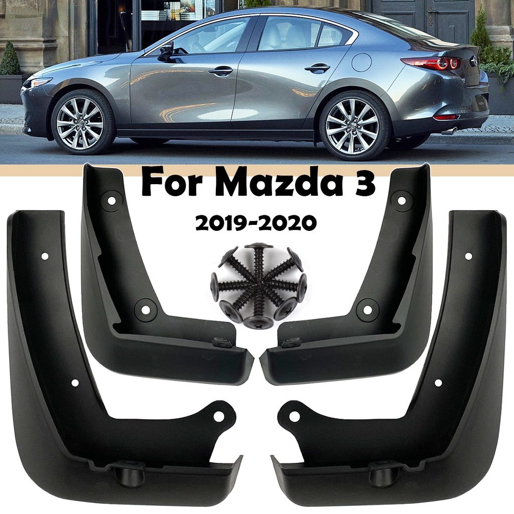 Mud Flap Pelindung Splash Untuk Fender Mobil Mazda 3 BP 2019 2020 2021