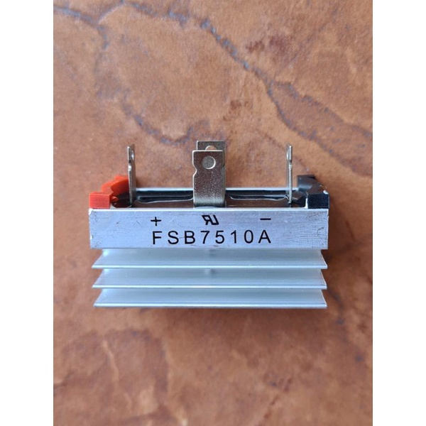 Diode Bridge Dioda Kiprok 75A 75 A Ampere Heatsing