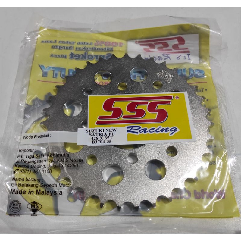 Gear Belakang SSS 428 Satria FU 31T - 35T