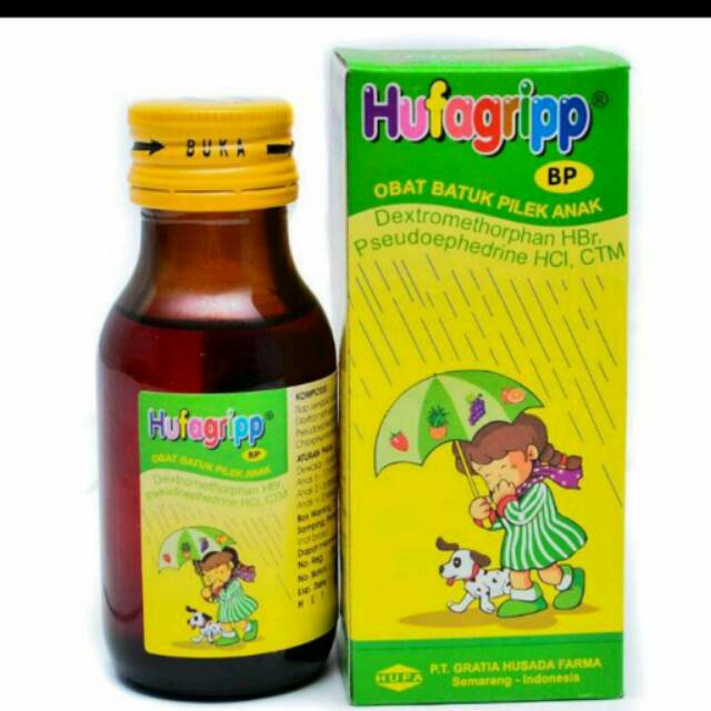 HUFAGRIP BP OBAT BATUK PILEK  ANAK Shopee Indonesia