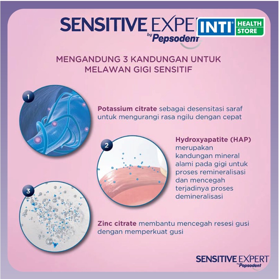 Pepsodent | Sensitive Expert | Pasta Gigi | Gum Care | 100gr