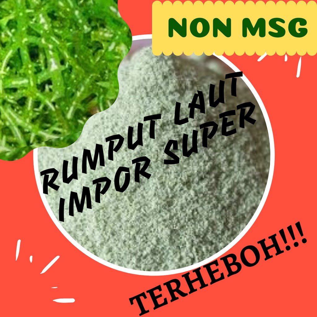 

Bumbu Tabur Premium Rasa Rumput Laut Non MSG 1 Kg Aneka Rasa Rumput Laut Impor Super Non MSG