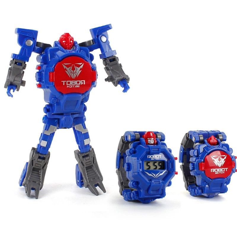 MOMBABY1 Jam Tangan Robot Transformers atau Robot Transformers atau Kado Mainan Anak Transformers