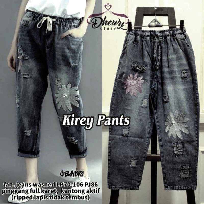 CELANA WANITA CLANA KEKINIAN KOREA BAGGY JEANS REMAJA TERBARU ALLSIZE FIT TO XL