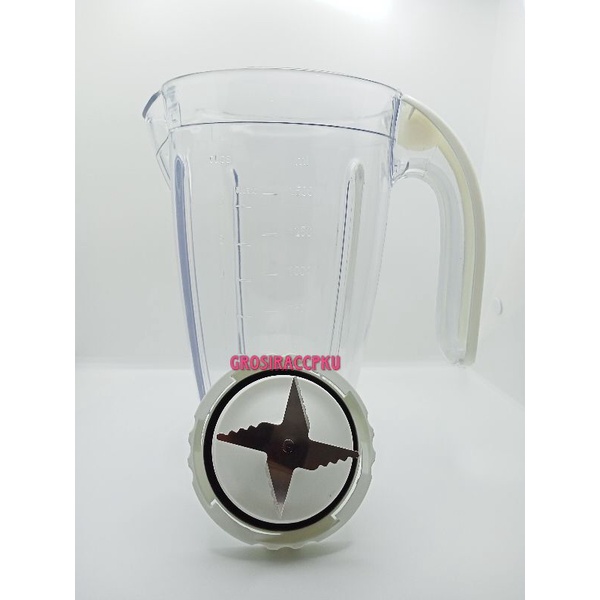 Gelas + Pisau Blender Buah / Sayur Blender Phillips Tanpa Tutup 2061 Murah Meriah