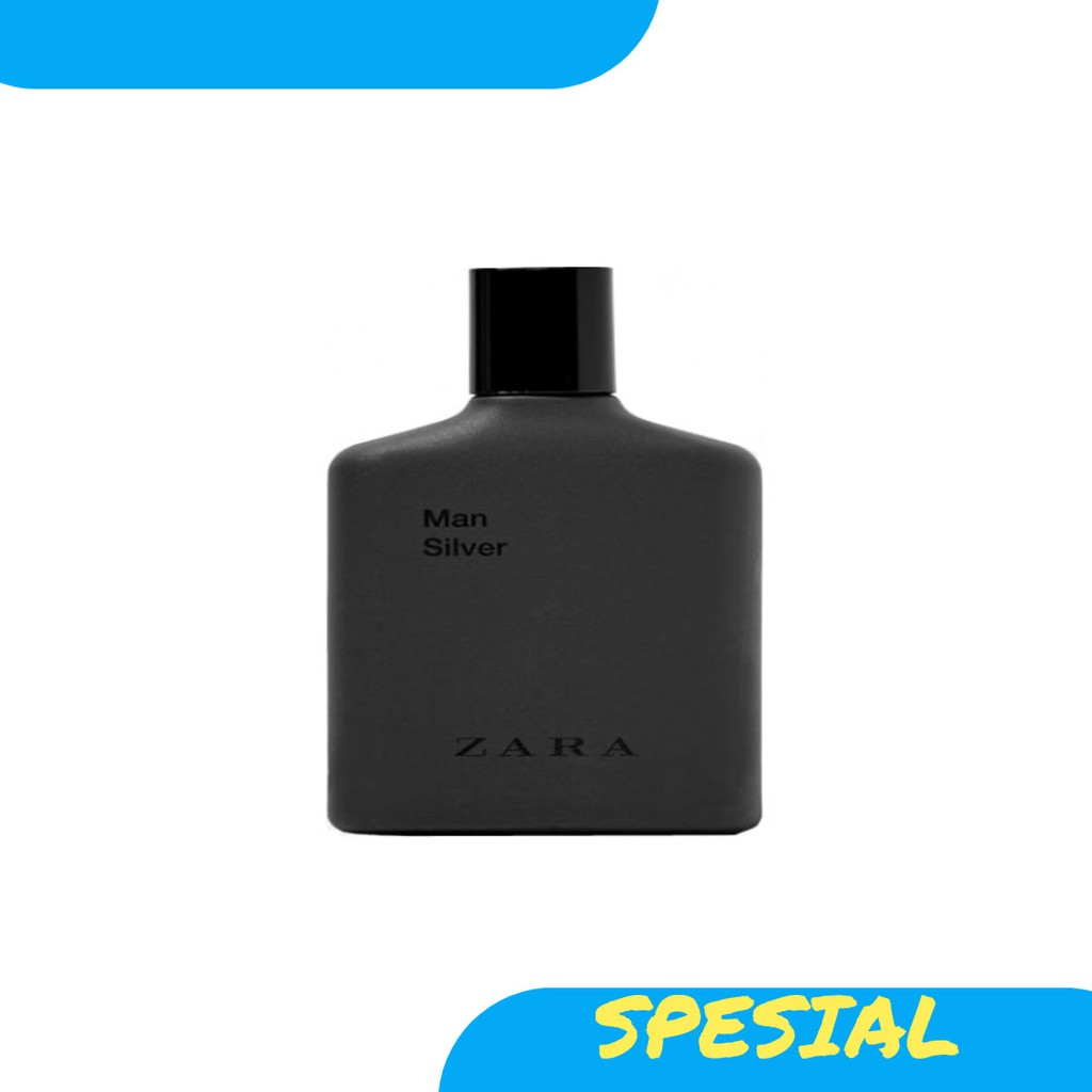 NEW PARFUM ORIGINAL PRIA ZARA MAN SILVER PARFUME ORI EROPA REJECT NO BOX