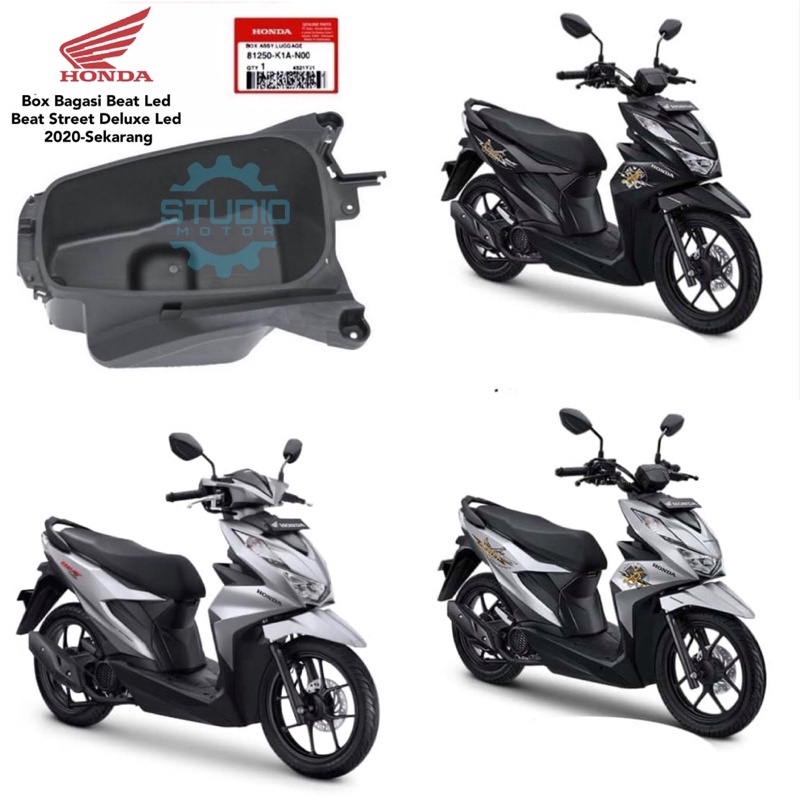 81250K1AN00 Box Bagasi Bawah Jok Sadel Luggage Beat Led Street Deluxe 2020 2021 2022 K1A