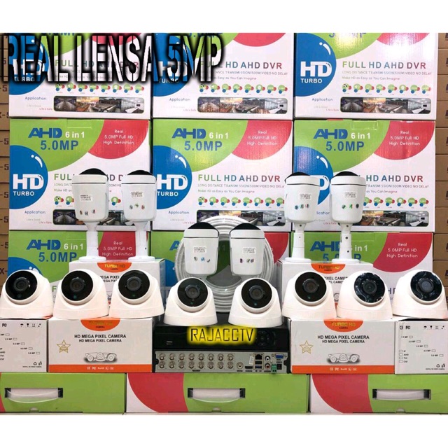 PAKET CCTV 16CHANNEL 14CAMERA 16CHENEL 14KAMERA Full HD LENS 5MP IC SONY KOMPLIT TINGGAL PASANG