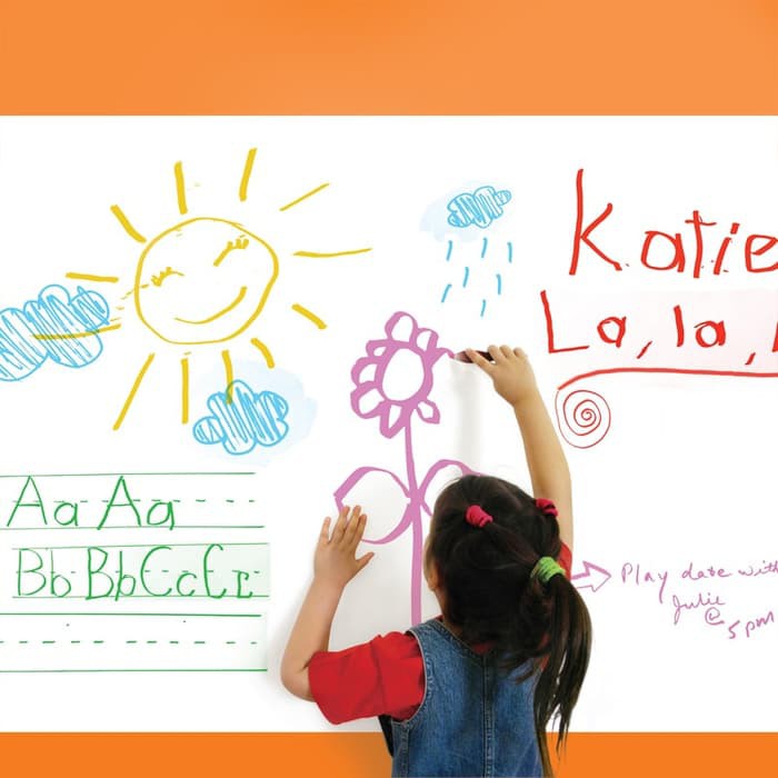

Stiker dinding/papan tulis WHITEBOARD