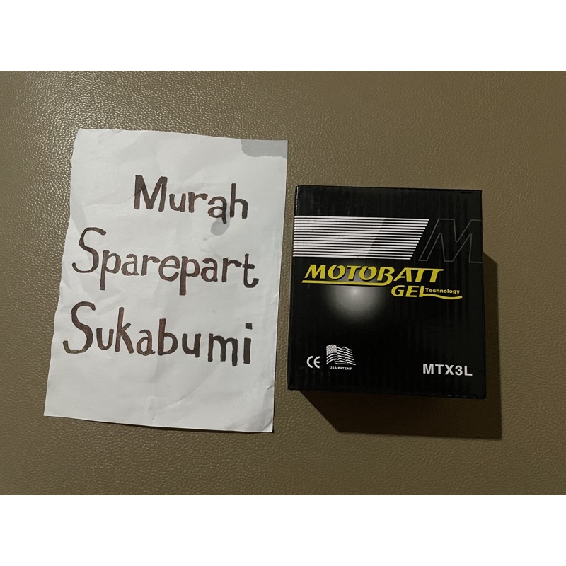 AKI KERING MOTOR MOTOBATT MTX3L RXKING NINJA 150 NINJA SS SATRIA 120 NSR 150 ORIGINAL 100PERSEN