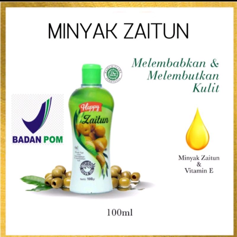 Minyak Zaitun Minyak Pijat 100ml orginal 100% Ori asli
