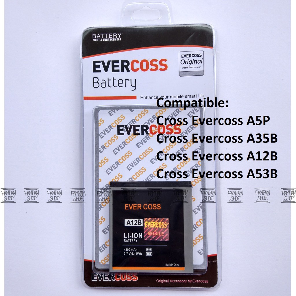 Baterai Evercoss A35B Original Double Power | Batre, Batrai, HP, A35 B, Evercross