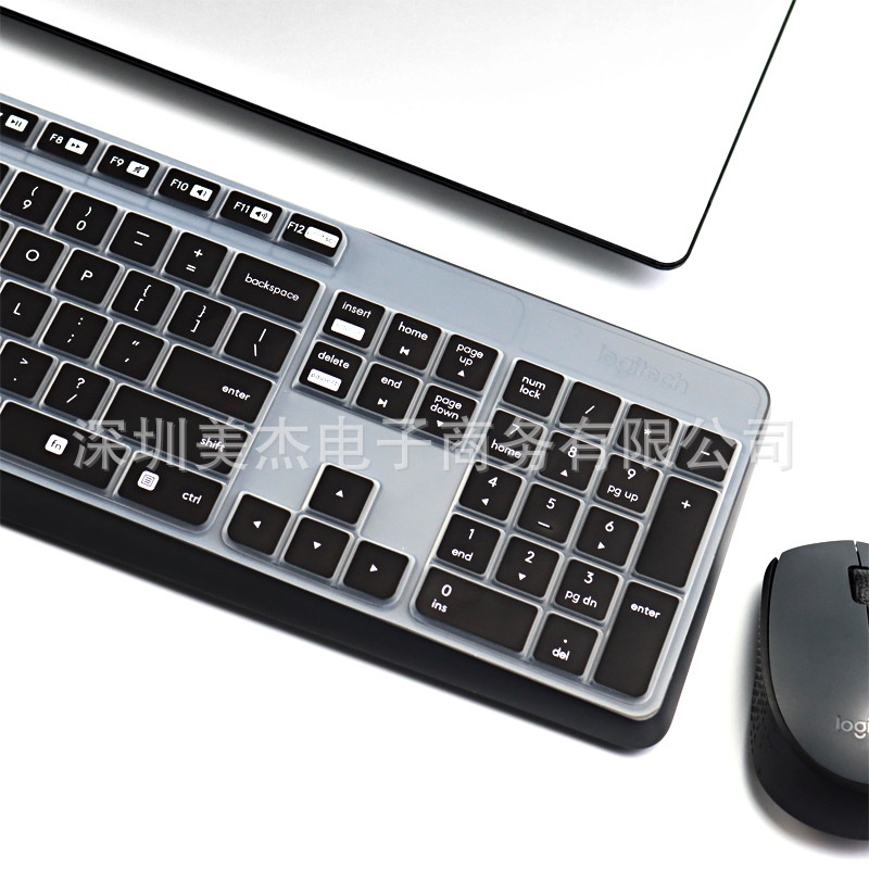 Cover Pelindung Keyboard Wireless Logitech MK235 MK315 Bahan Silikon Anti Debu