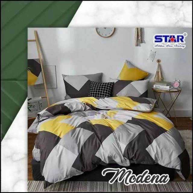 Sprei bahan katun star , esra , ayla