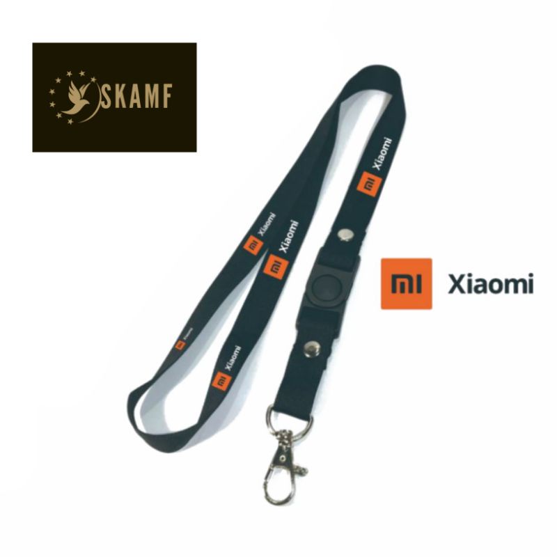 

Lanyard XIAOMI / BRAND GANTUNGAN KUNCI/GANTUNGAN ID CARD/GANTUNGAN POD Best seller / Bisa COD / oring lengkap