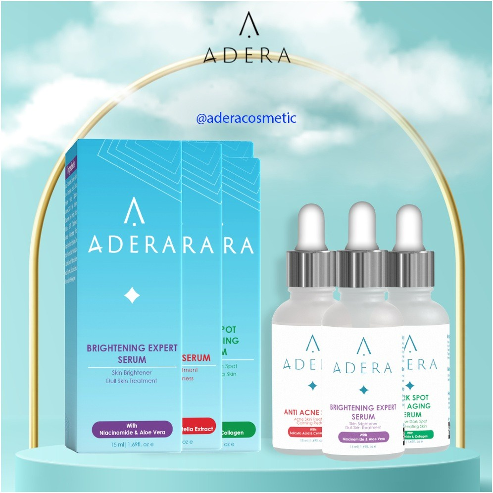 adera serum "dark spot anti aging serum" wajah glowing putih bersih bebas jerawat kusam flek bintik 