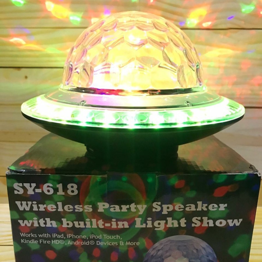 Speaker Bluetooth SY-618 UFO Lampu Disco