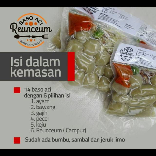 

Baso Aci REUNCEUM, Sensadi Penggila Aci