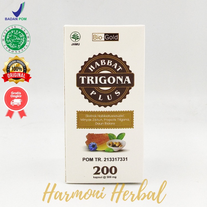 Kapsul Minyak Habbatussauda Habbasyi Trigona Oil Plus 4 in 1 Propolis Trigona 200