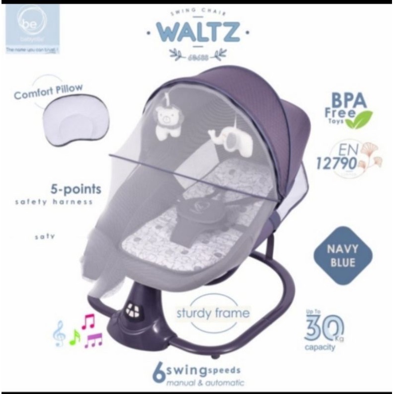 swing chair baby Elle waltz bouncer elektrik otomatis bayi ayunan bayi