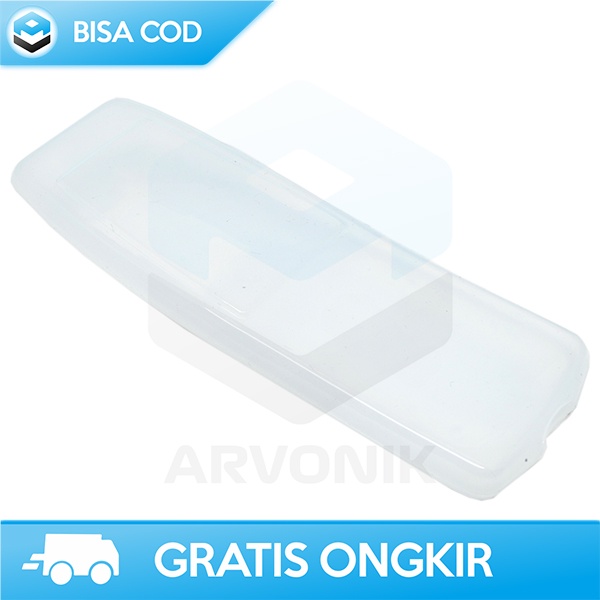 COVER REMOTE SARUNG/CASE REMOT TV AC SILIKON TRANSPARAN 16X5.5X2.5CM